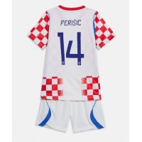 Stroje piłkarskie Chorwacja Ivan Perisic #14 Koszulka Podstawowej dla dzieci MŚ 2026 Krótki Rękaw (+ szorty)